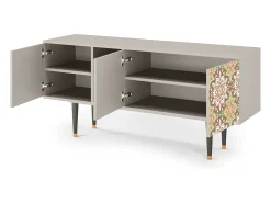 Móvel De Tv* Mueble de TV - 150х69х41 cm - T5 - Chinese Tea, Areia Bege