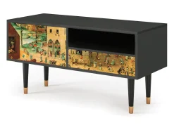 Mueble de TV - 115х59х48 cm - T3 - Children Games, Antracite^ Móvel De Tv