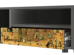Mueble de TV - 115х59х48 cm - T3 - Children Games, Antracite^ Móvel De Tv