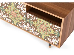 Móvel De Tv* Mueble de TV - 125х56х41 cm - T7 - Chinese Tea, Nogueira Castanho