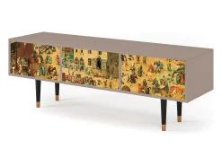 Mueble de TV - 170х59х48 cm - T4 - Children Games, Latte Bege