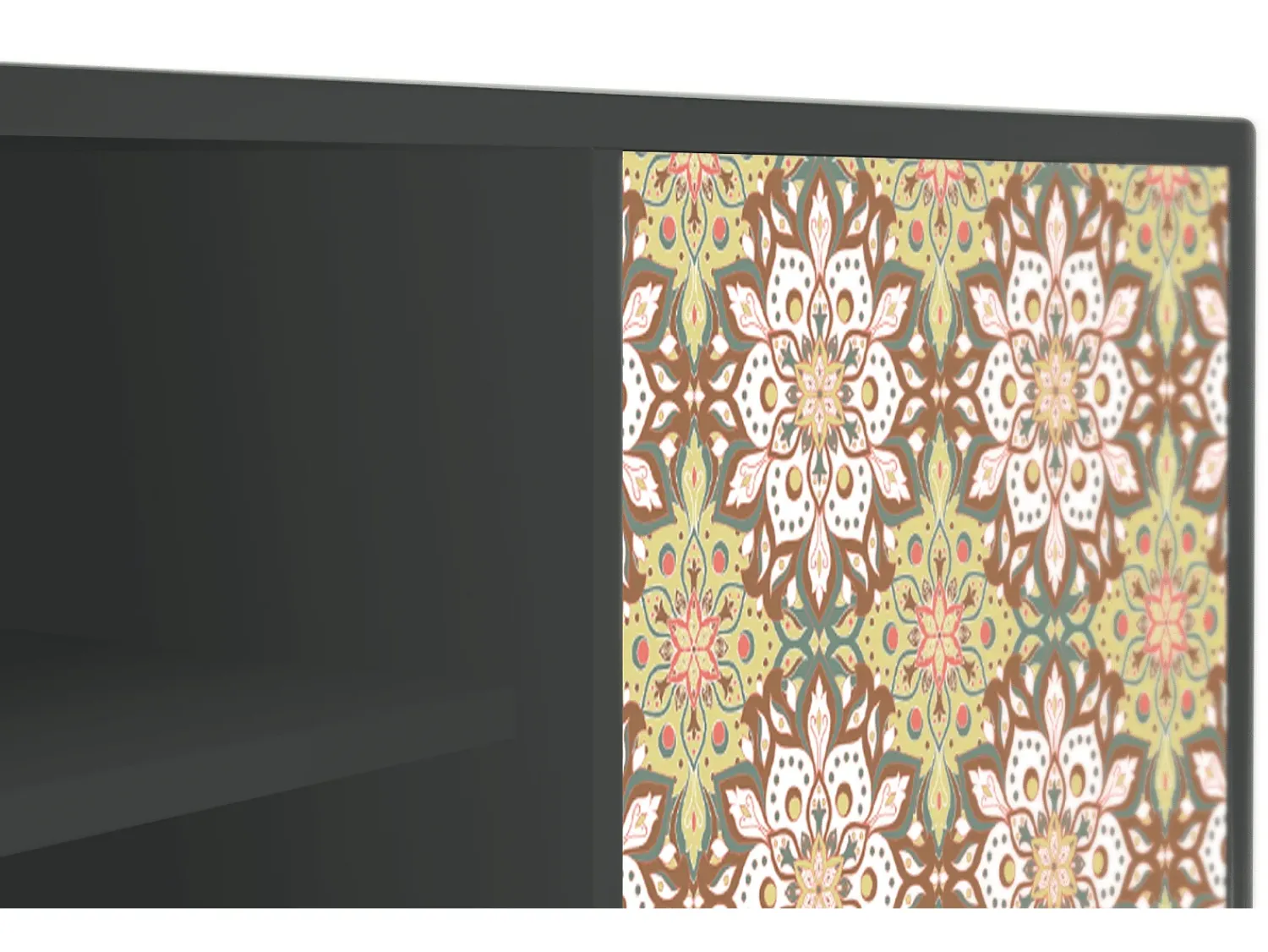 Clearance Mueble de TV - 170х69х48 cm - T2 - Chinese Tea, Antracite Cinza antracite