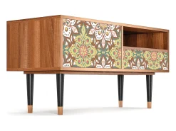 Sale Mueble de TV - 115х59х48 cm - T3 - Chinese Tea, Nogueira Castanho