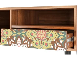 Sale Mueble de TV - 115х59х48 cm - T3 - Chinese Tea, Nogueira Castanho