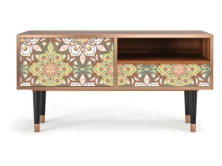 Sale Mueble de TV - 115х59х48 cm - T3 - Chinese Tea, Nogueira Castanho