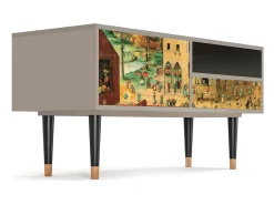 Mueble de TV - 115х59х48 cm - T3 - Children Games, Areia Bege