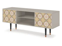 Móvel De Tv| Mueble de TV - 170х69х48 cm - T2 - Chinese Tea, Areia Bege