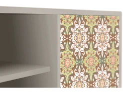 Móvel De Tv| Mueble de TV - 170х69х48 cm - T2 - Chinese Tea, Areia Bege