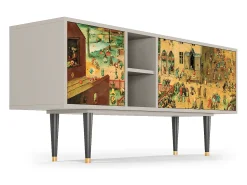 Mueble de TV - 150х69х41 cm - T5 - Children Games, Areia^ Móvel De Tv