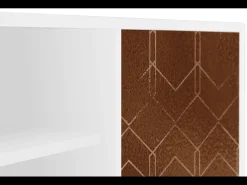 Móvel De Tv* Mueble de TV - 170х69х48 cm - T2 - Chocolate Bar, Branco Bege