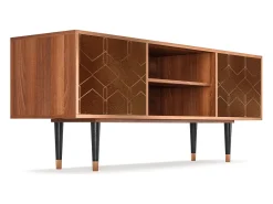 Best Mueble de TV - 170х69х48 cm - T2 - Chocolate Bar, Nogueira Castanho