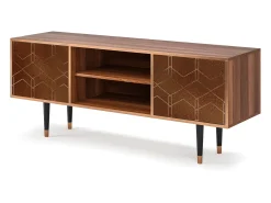 Best Mueble de TV - 170х69х48 cm - T2 - Chocolate Bar, Nogueira Castanho
