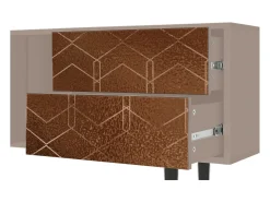 Clearance Mueble de TV - 170х69х48 cm - T1 - Chocolate Bar, Latte Bege