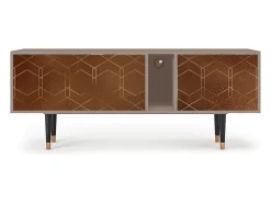 Clearance Mueble de TV - 170х69х48 cm - T1 - Chocolate Bar, Latte Bege