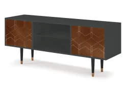 Sale Mueble de TV - 170х69х48 cm - T2 - Chocolate Bar, Antracite Cinza antracite