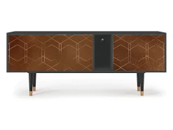 Mueble de TV - 170х69х48 cm - T1 - Chocolate Bar, Antracite^ Móvel De Tv
