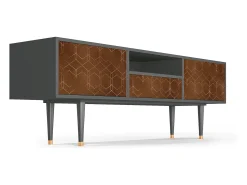 Mueble de TV - 170х59х41 cm - T6 - Chocolate Bar, Antracite^ Móvel De Tv