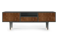 Mueble de TV - 170х59х41 cm - T6 - Chocolate Bar, Antracite^ Móvel De Tv