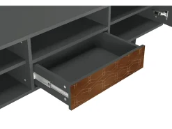 Mueble de TV - 170х59х41 cm - T6 - Chocolate Bar, Antracite^ Móvel De Tv