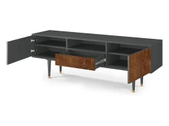 Mueble de TV - 170х59х41 cm - T6 - Chocolate Bar, Antracite^ Móvel De Tv