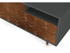 Mueble de TV - 125х56х41 cm - T7 - Chocolate Bar, Antracite^ Móvel De Tv