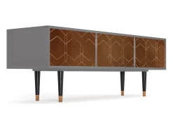 Sale Mueble de TV - 170х59х48 cm - T4 - Chocolate Bar, Cinza Cinzento