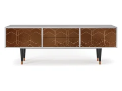 Sale Mueble de TV - 170х59х48 cm - T4 - Chocolate Bar, Cinza Cinzento