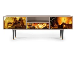 Móvel De Tv| Mueble de TV - 170х59х41 cm - T6 - Christ in Limbo, Latte Bege