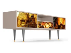 Móvel De Tv| Mueble de TV - 170х59х41 cm - T6 - Christ in Limbo, Latte Bege