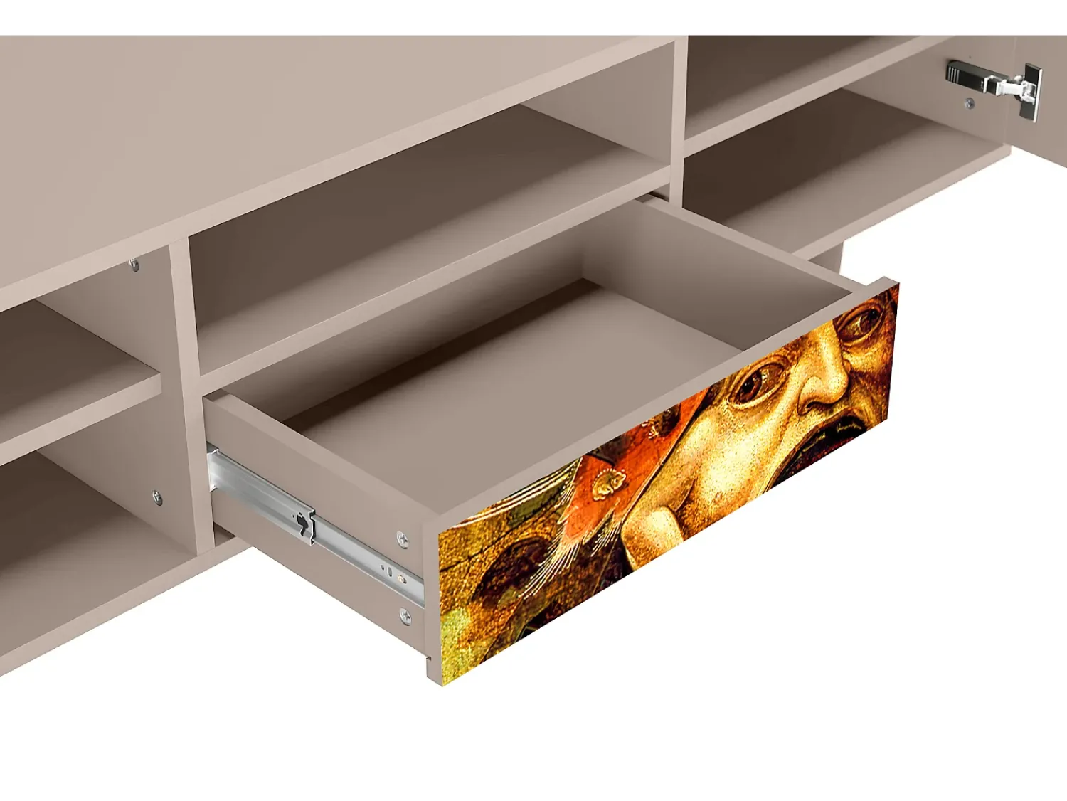 Móvel De Tv| Mueble de TV - 170х59х41 cm - T6 - Christ in Limbo, Latte Bege