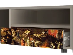 Best Mueble de TV - 115х59х48 cm - T3 - Christ in Limbo, Areia Bege