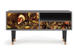 Best Mueble de TV - 115х59х48 cm - T3 - Christ in Limbo, Areia Bege