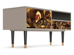 Best Mueble de TV - 115х59х48 cm - T3 - Christ in Limbo, Areia Bege