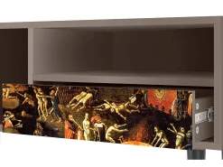 Outlet Mueble de TV - 115х59х48 cm - T3 - Christ in Limbo, Latte Bege
