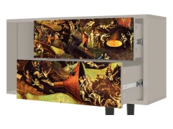 Mueble de TV - 170х69х48 cm - T1 - Christ in Limbo, Areia^ Móvel De Tv