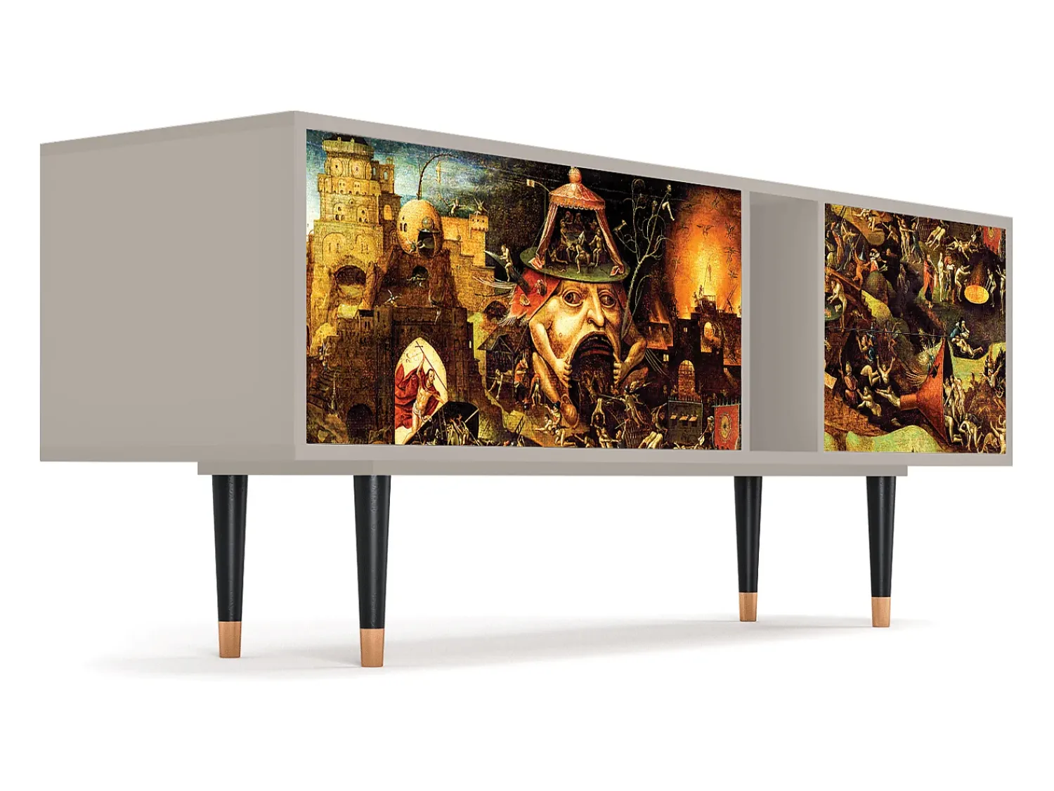 Mueble de TV - 170х69х48 cm - T1 - Christ in Limbo, Areia^ Móvel De Tv