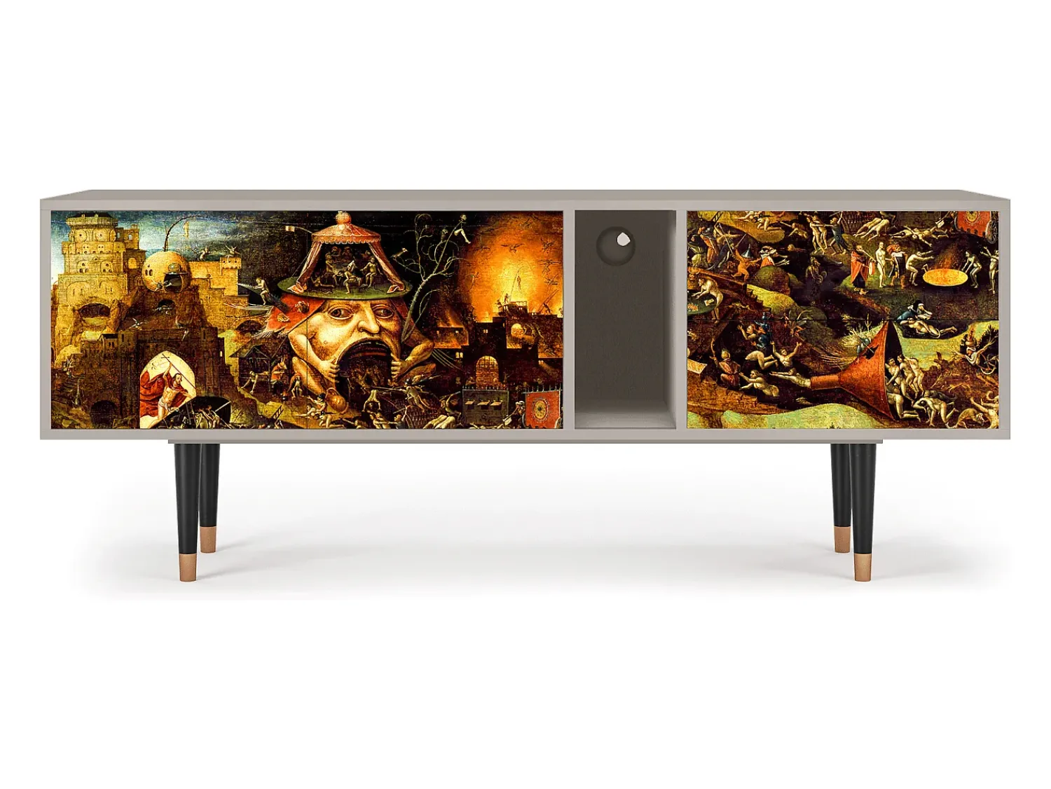 Mueble de TV - 170х69х48 cm - T1 - Christ in Limbo, Areia^ Móvel De Tv