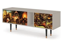 Mueble de TV - 170х69х48 cm - T1 - Christ in Limbo, Areia^ Móvel De Tv