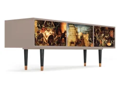 Móvel De Tv* Mueble de TV - 170х59х48 cm - T4 - Christ in Limbo, Latte Bege