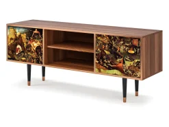 Móvel De Tv| Mueble de TV - 170х69х48 cm - T2 - Christ in Limbo, Nogueira Castanho
