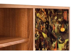 Móvel De Tv| Mueble de TV - 170х69х48 cm - T2 - Christ in Limbo, Nogueira Castanho