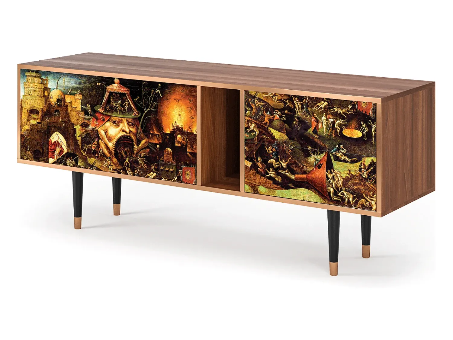 Sale Mueble de TV - 170х69х48 cm - T1 - Christ in Limbo, Nogueira Castanho