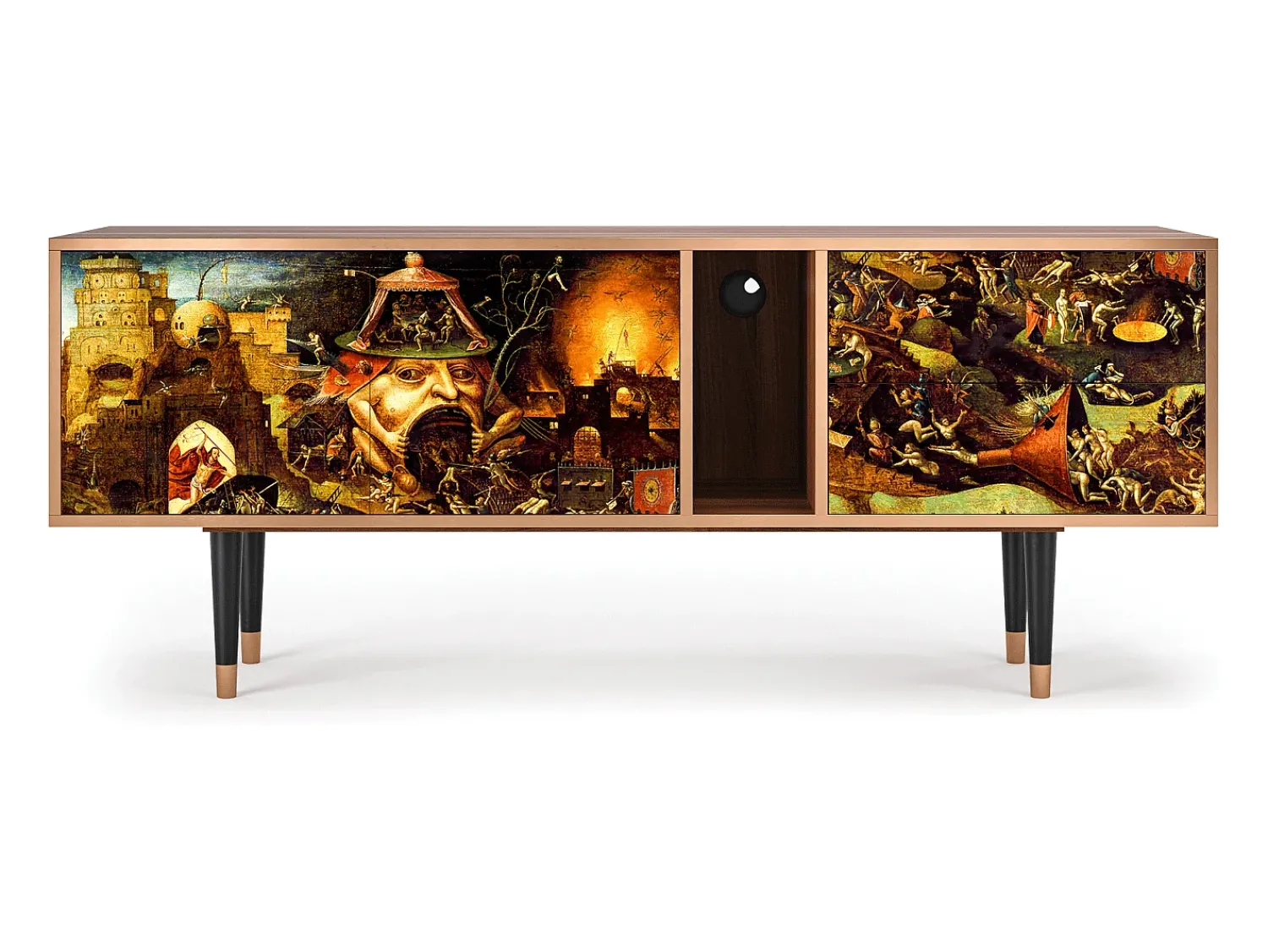 Sale Mueble de TV - 170х69х48 cm - T1 - Christ in Limbo, Nogueira Castanho