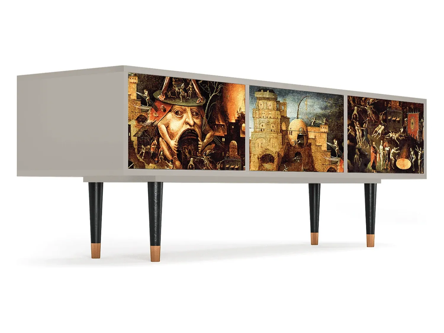 Móvel De Tv| Mueble de TV - 170х59х48 cm - T4 - Christ in Limbo, Areia Bege