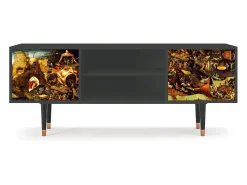 Mueble de TV - 170х69х48 cm - T2 - Christ in Limbo, Antracite^ Móvel De Tv