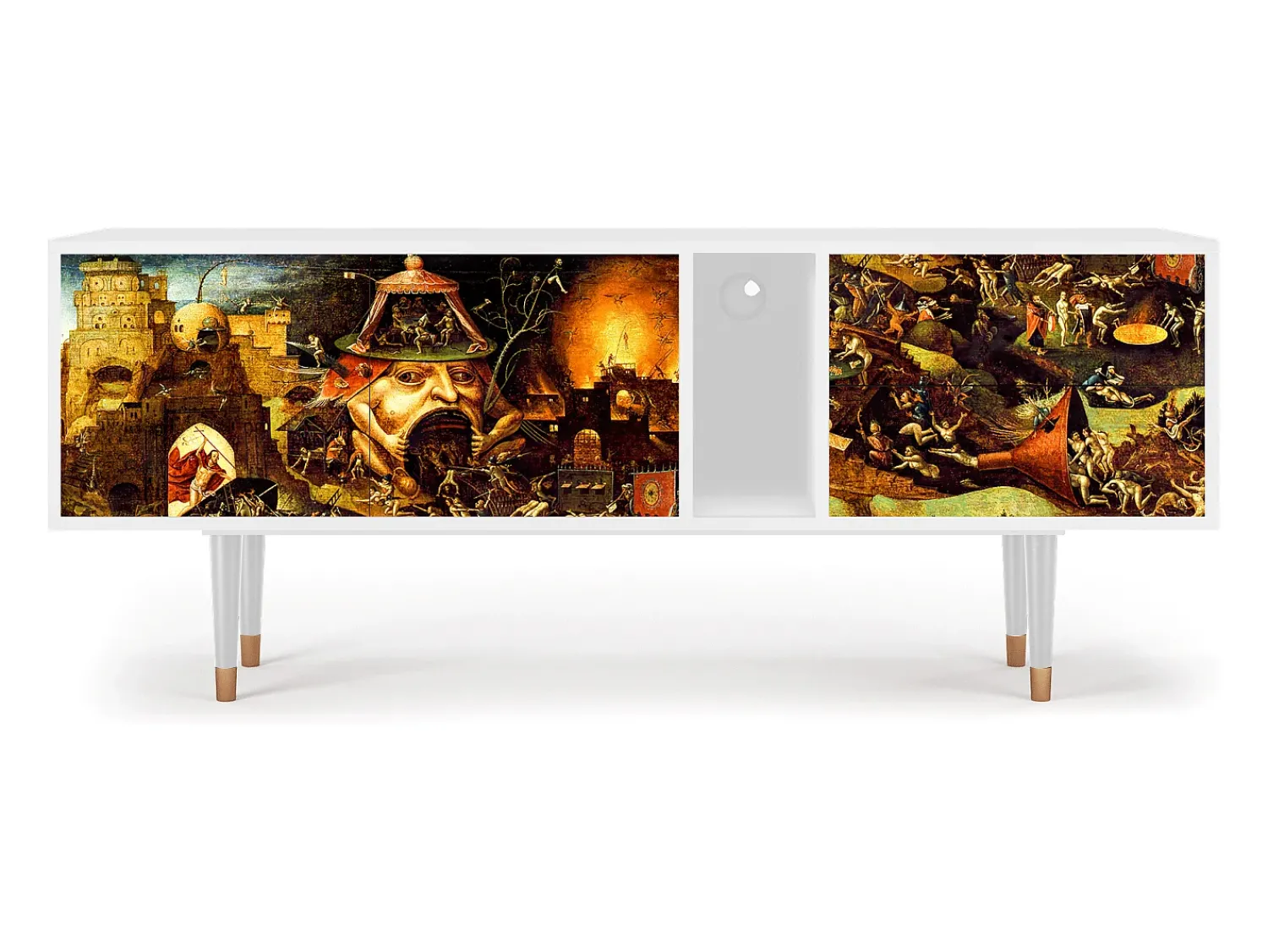 Sale Mueble de TV - 170х69х48 cm - T1 - Christ in Limbo, Branco Bege
