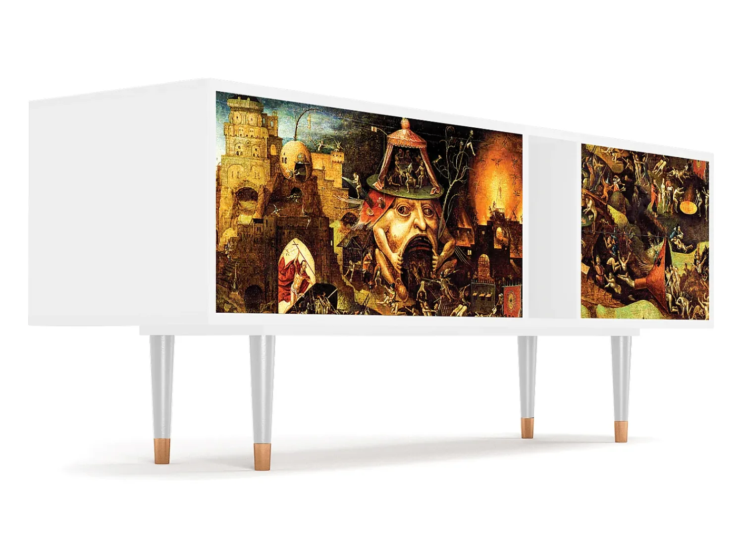 Sale Mueble de TV - 170х69х48 cm - T1 - Christ in Limbo, Branco Bege