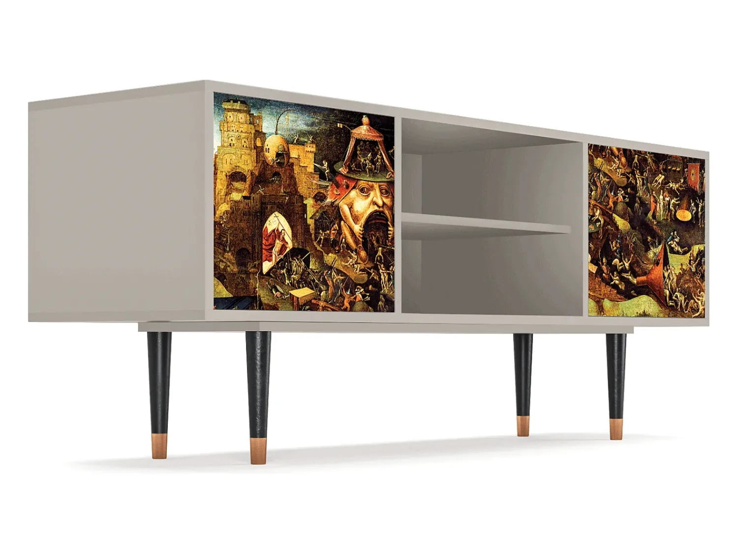 Sale Mueble de TV - 170х69х48 cm - T2 - Christ in Limbo, Areia Bege