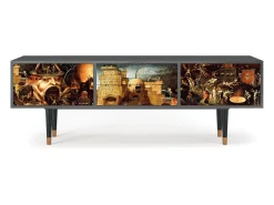 Best Mueble de TV - 170х59х48 cm - T4 - Christ in Limbo, Antracite Cinza antracite