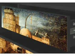 Best Mueble de TV - 170х59х48 cm - T4 - Christ in Limbo, Antracite Cinza antracite